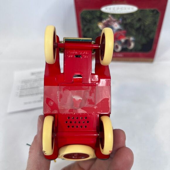 Jazzy Jalopy Hallmark Keepsake Ornament 1999 Christmas Tree Ornament Santa - Picture 8 of 12